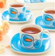 سرویس چینی 12 پارچه چای خوری بلوبری