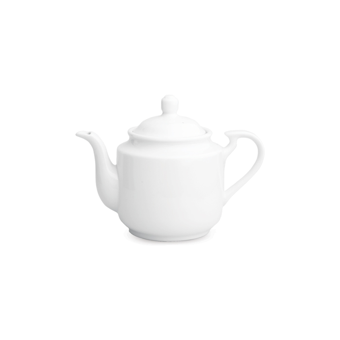قوری چای استوانه کوچک سفید